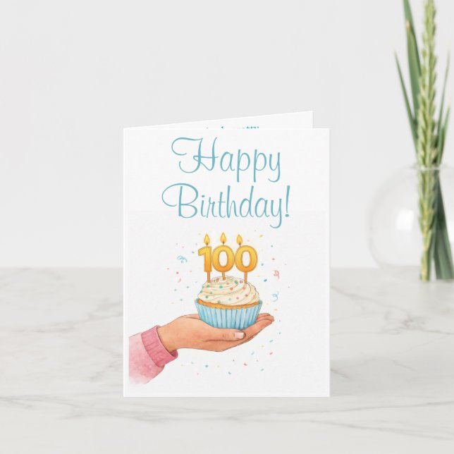 Funny 100th card (Front)