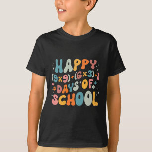 Funny 100th Day Math Formula 100 Days Of School Ma T-Shirt