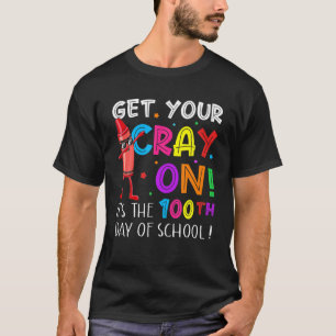 Funny 100Th Day Of School Dabbing Kids Boys Girls T-Shirt