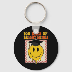 Funny 100th Day Of School For Teacher Or Student _ Key Ring