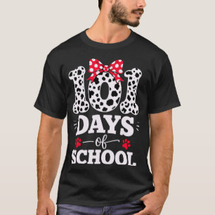 Funny 101 Days of School Funny Dog Kids Student Te T-Shirt