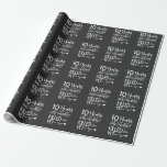 Funny 10th Wedding Anniversary 10 Years Marriage Wrapping Paper<br><div class="desc">Funny 10th Wedding Anniversary 10 Years of Marriage.</div>