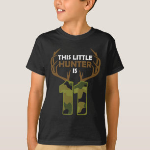 Funny 11th Birthday 11 Year Old Deer Hunter Gift B T-Shirt