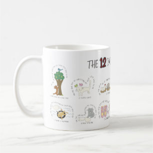 Funny 12 Days of Catmas Christmas Cats Coffee Mug