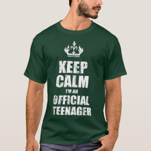 Funny 13th Birthday Gift Official nager 13 Year Ol T-Shirt