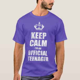 Funny 13th Birthday Gift Official nager 13 Year Ol T-Shirt