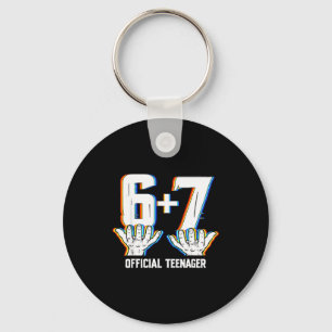 Funny 13th birthday teenager 13 year old boys kids key ring