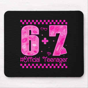 Funny 13th Birthday Teenager 6+7 Year Old Boys Kid Mouse Mat