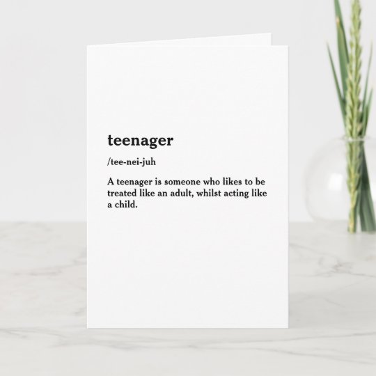 Funny 13th Birthday | Thirteen Teenager Card | Zazzle.co.uk