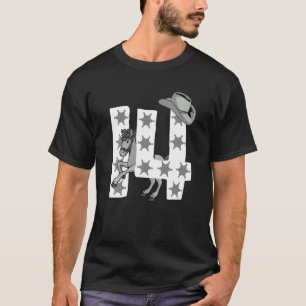 Funny 14th Birthday 14 Years Old Horse Cowgirl Gir T-Shirt