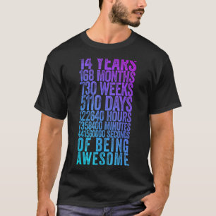 Funny 14th Birthday Shirt Old Metre Funny 14 Year