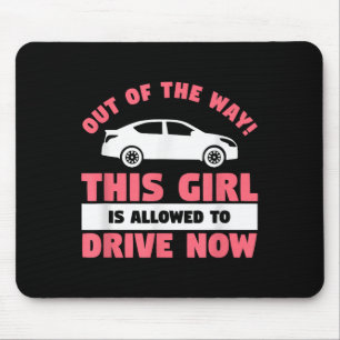 Funny 16th Birthday Driving Quote For A New Licens Mouse Mat