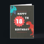 Funny 18th Birthday Card - Immature<br><div class="desc">Do you know a young person who is turning 18, but whose mental maturity often seems younger than their age? This 18th birthday card is designed for a laugh, with the outside designed to look like a birthday card given to a young child. The message inside reads: “I know you...</div>
