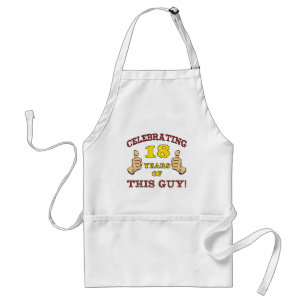 Funny 18th Birthday For Boys Standard Apron