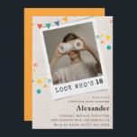 Funny 18th birthday invitations Men Fun Photo<br><div class="desc">Funny 18th birthday invitations Men Fun Photo</div>