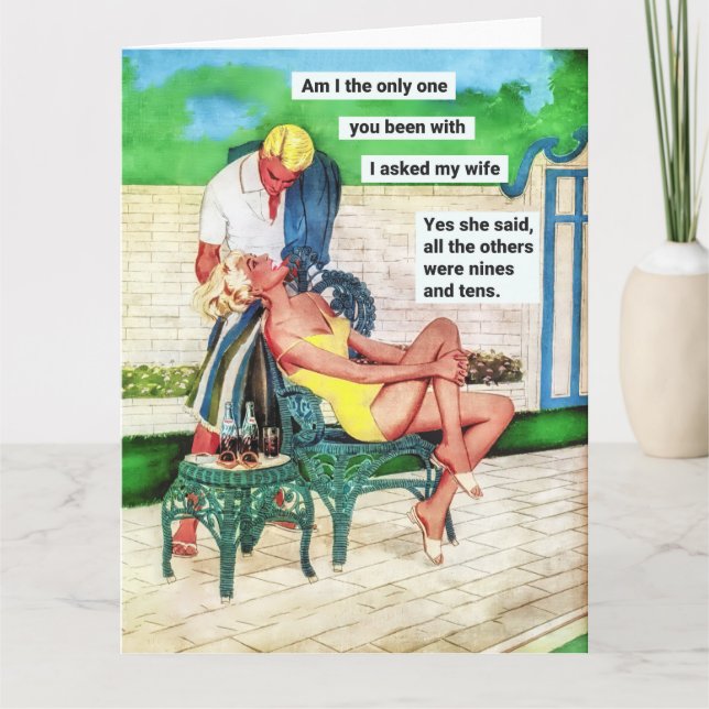 Funny 1950s Housewife Card (Front)