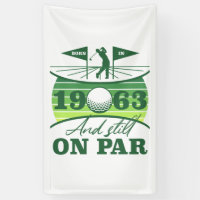 Funny 1963 Golfer 60th Birthday