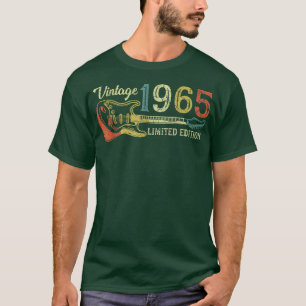 Funny 1965 birthday gift for men Guitar Lover 57th T-Shirt