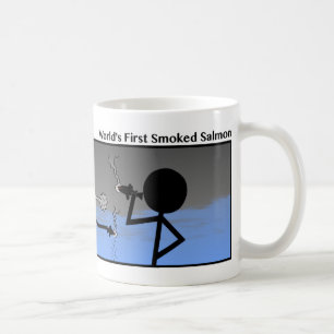 Funny 1st Smoked Salmon Stickman Mug - 110