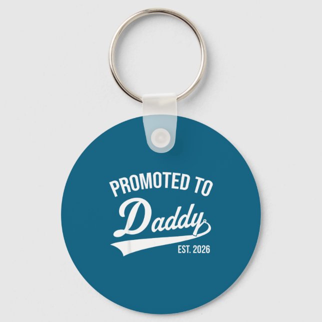 Funny 1st Time Dad Est 2026 New Dad New First Fath Key Ring (Front)
