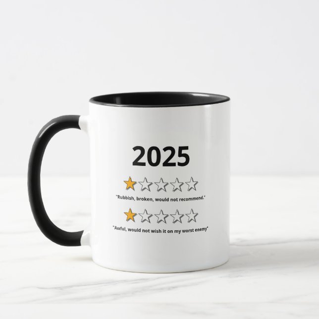 Funny 2020 Bad Review Mug (Left)