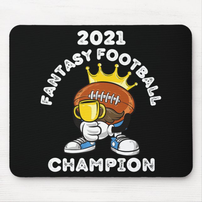 FUNNY 2021 FANTASY FOOTBALL CHAMPION FANTASY LEAGU MOUSE MAT (Front)