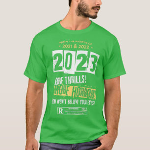 Funny 2023 Happy New Year Great Reset 1984 Freedom T-Shirt