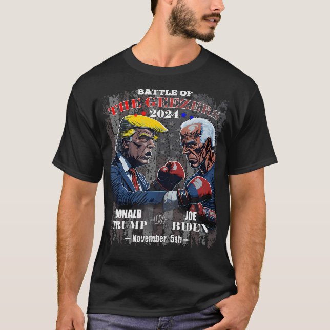 Funny 2024 Election Shirt - Trump Vs Biden (Front)