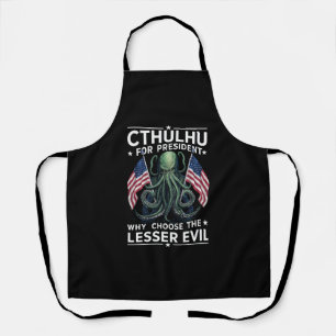 Funny 2024 Elections Cthulhu For President  Apron