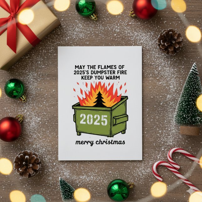 Funny 2026 Christmas Humor Greeting Holiday Card (Creator Uploaded)