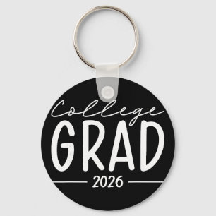 Funny 2026 College Graduate Graduation Grad Studen Key Ring