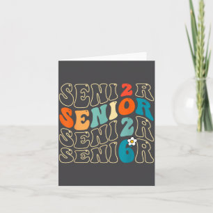 Funny 2026 Senior Grad Groovy 2026 Graduation Clas Card