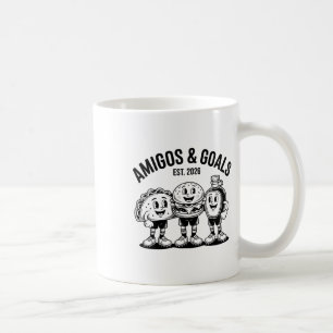Funny 2026 Soccer Hosts Mexico Usa Canada Amigos G Coffee Mug
