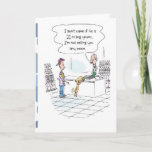 Funny 21st Birthday Card! Card<br><div class="desc">Birthday Card, dog, doggy, drinking, legal age, legal,  doggy age,  your 21st birthday.</div>