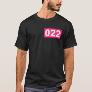 Funny 22 Year Old Gifts Number 022 Patch 22Nd Birt T-Shirt