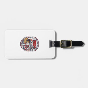 Funny 250th 4th of July Hot Dog Dachshund Luggage Tag