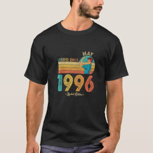Funny 26th Birthday May 1996 Legend Since 1996 26  T-Shirt