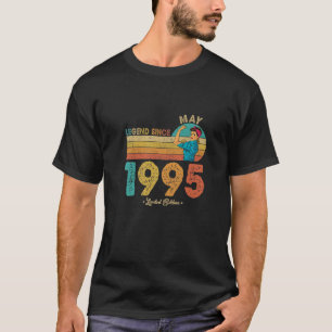 Funny 27Th Birthday May 1995 Legend Since 1995 27 T-Shirt