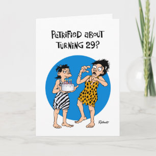 Funny 29th Birthday Card