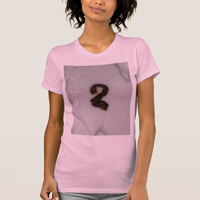 Funny #2 Designed by a Dog  T-Shirt (Front)