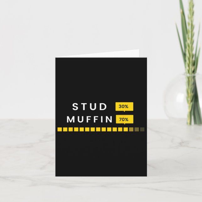 Funny 30 Stud 70 Muffin Saying Father&#; s Day Men Card (Front)