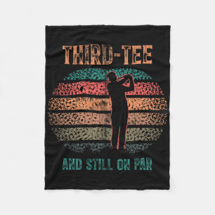 Funny 30th Birthday Golf Pun Golfing 30 Year Old G Fleece Blanket