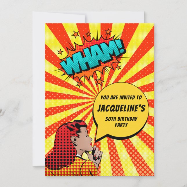 Funny 30th Birthday Invitation (Front)