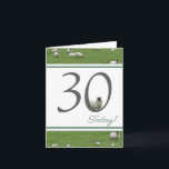 Funny 30th birthday sheep card<br><div class="desc">Funny 30th birthday sheep card.
Inside the message reads "happy birthday to ewe".
This can be customised with the personalise button.

Images taken in Cornwall,  UK.
The perfect card for those who love the countryside or walking and rambling.</div>