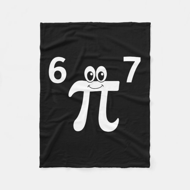 Funny 314 day meme math design for geeks and fleece blanket (Front)