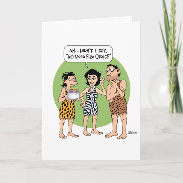 Funny 36th Birthday Greeting Card (Front)