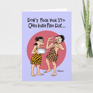 Funny 37th Birthday Card