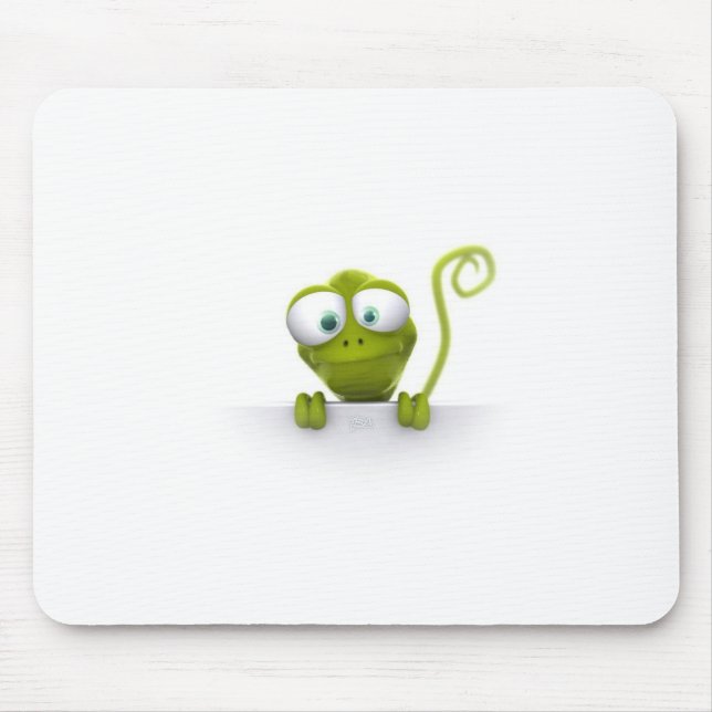 funny-3d-gekko mouse mat (Front)