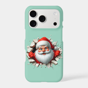 Funny 3D Santa Claus Christmas Holiday Design