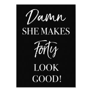 funny 40th birthday invitations zazzle uk